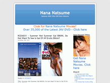 Tablet Screenshot of nananatsume.com